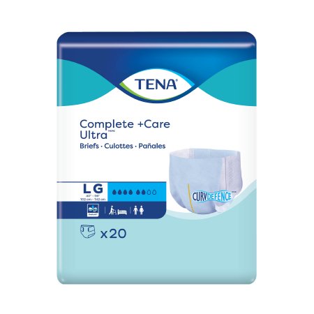 TENA Complete +Care Ultra™ with CurvDefense™ Incontinence Brief, Moderate Absorbency, Large 1243825