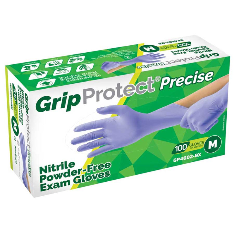 1000/Case BMC GripProtect® Precise Purple Nitrile Powder-Free Exam Gloves