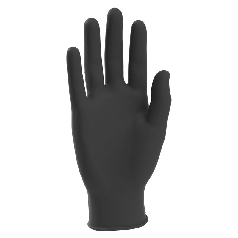 SureCare Deluxe Powder Free Black Nitrile Disposable Exam Gloves
