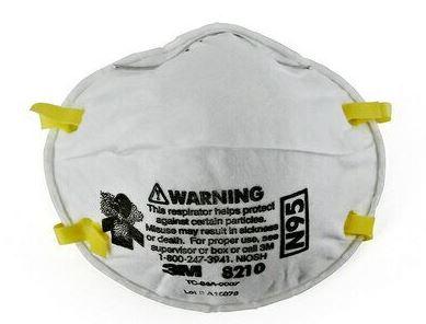 3M® 8210 N95 Particulate Respirator NIOSH, 20/Box