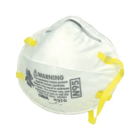 3M® 8210 N95 Particulate Respirator and Surgical Mask NIOSH, 160/Case