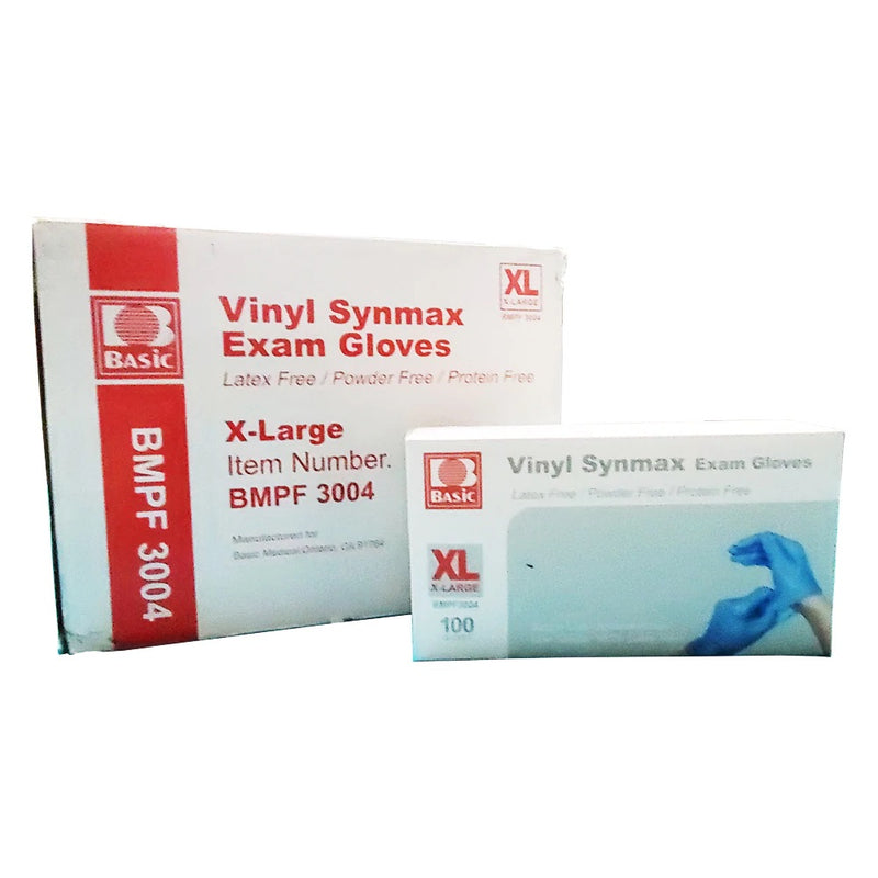 Intco Basic Synmax Vinyl-Nitrile Blended Exam Gloves, 1000/Case