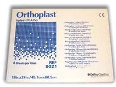 Orthoplast II Splint Material Plain 18 X24 X1/8 (Case/4)