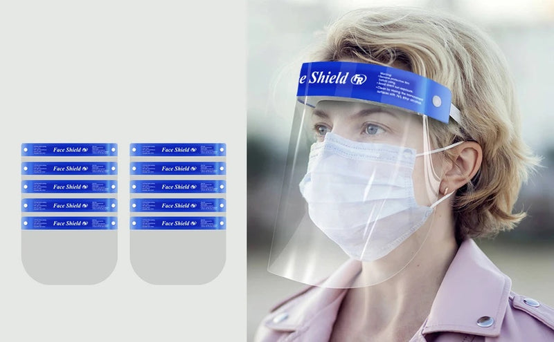 Made in USA Premium Protective Face Shields, 150/Case