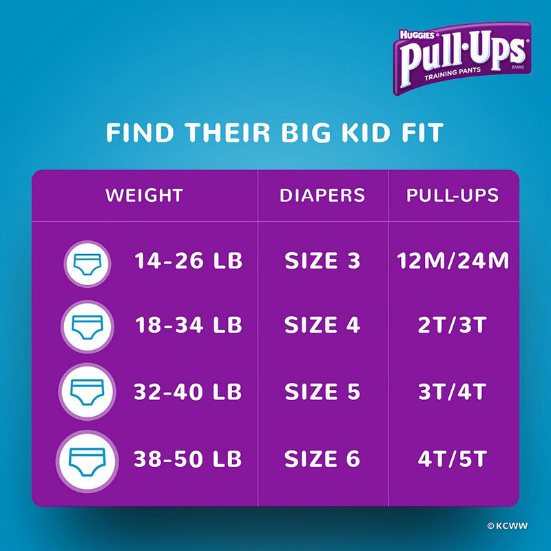 Huggies Pull-Ups® Learning Designs® for Girls Training Pants, 3T to 4T