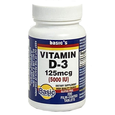 Basic's Vitamin D-3 Vitamin Supplement