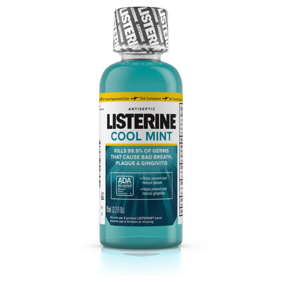 Listerine® Cool Mint® Antiseptic Mouthwash, 3.2 oz. Bottle