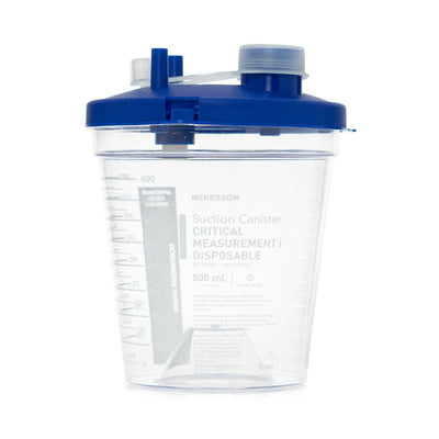 McKesson Suction Canister, Disposable, 800 mL