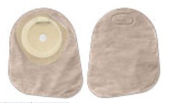Premier™ One-Piece Closed End Beige Colostomy Pouch, 7 Inch Length, 1-3/16 Inch Stoma