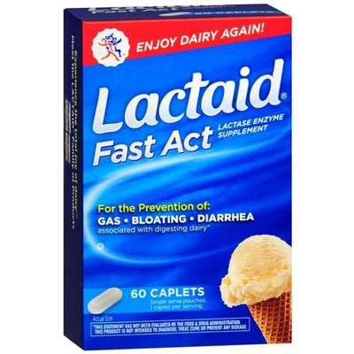 Lactaid® Fast Act Lactase Enzyme Dietary Supplement