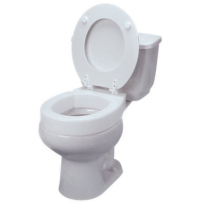 Maddak Tall-ette® Toilet Seat - Standard, Hinged, White, 350 lbs. Capacity