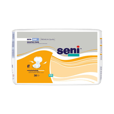 Seni® Shaped Pads Moderate Absorbency Incontinence Liner, 25-Inch Length