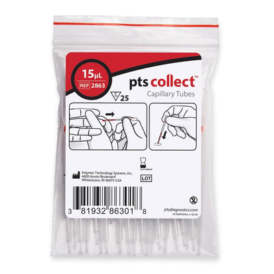 PTS Collect™ Capillary Blood Collection Tube, 15 µL