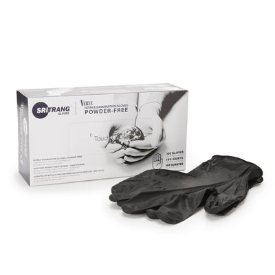 Touch of Life™ Nitrile Exam Glove, Extra Large, Black