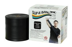 Sup-R Band® Exercise Resistance Band, Black, 5 Inch x 50 Yard, X-Heavy Resistance