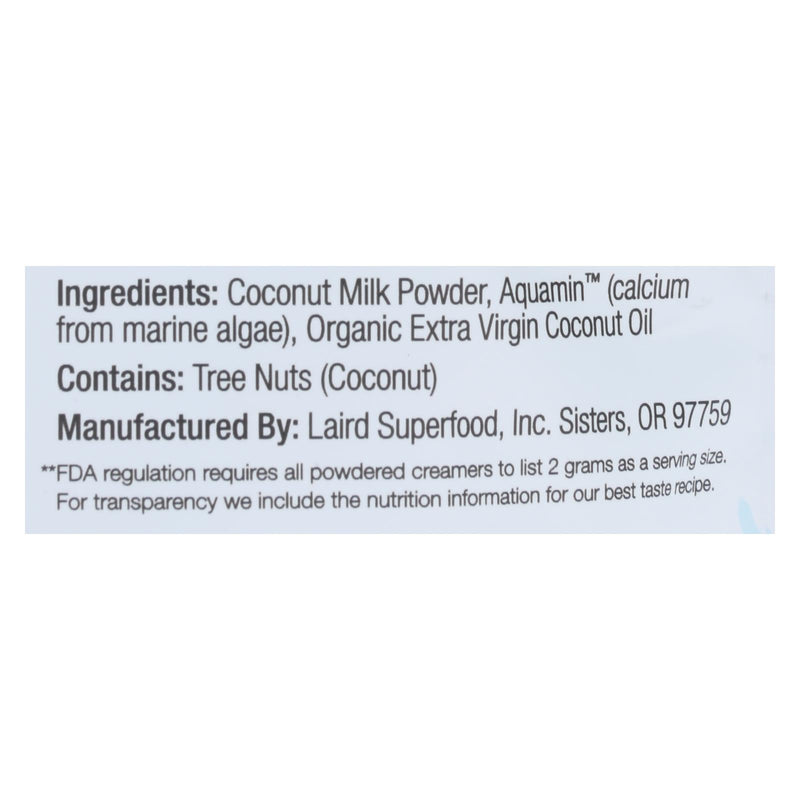 Laird Superfood - Superfood Creamer Unsweetened - Case Of 6-8 Oz