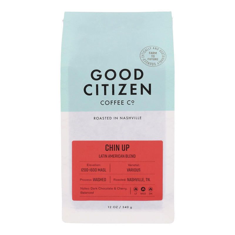 Good Citizen Coffee Co. - Coffee Medium Roasted Chin Up - Case Of 6-12 Oz