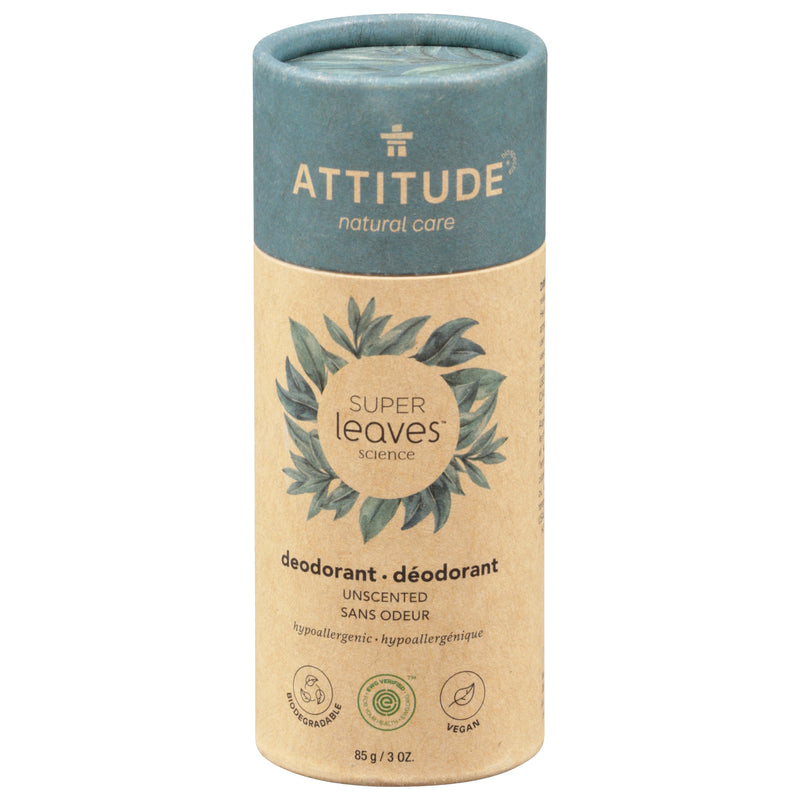 Attitude - Deodorant Spr/lv Unscented - 1 Each-3 Oz