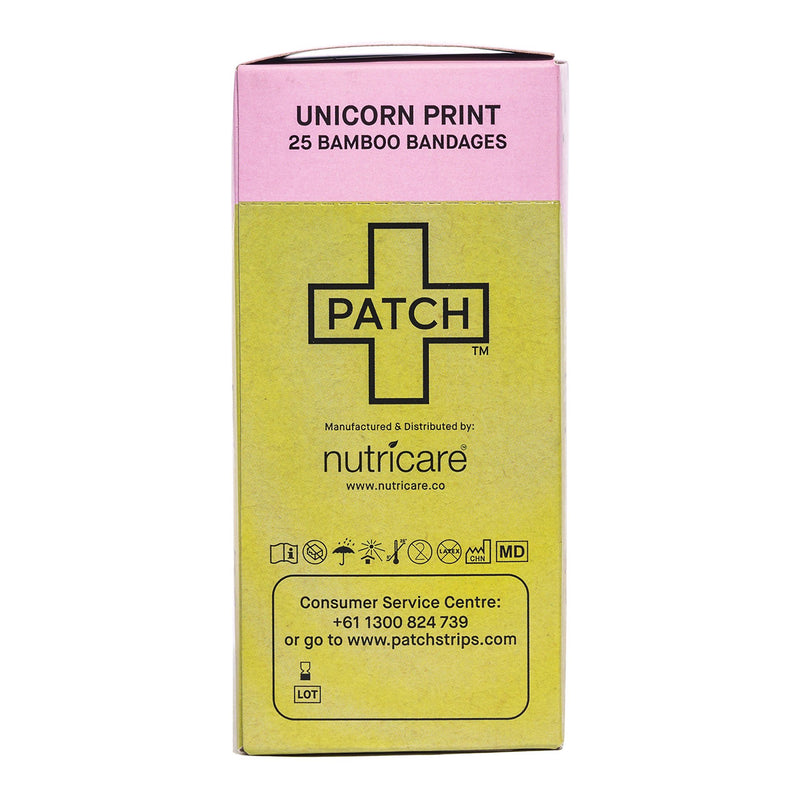 PATCH Bamboo Adhesive Kids Bandages - Vegan, Eco-Friendly, 3/4 in x 3 in 1219451 / 1219452 / 1219453