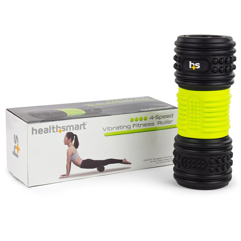 HealthSmart 4-Speed Vibrating Foam Roller, Full Body Fitness Massager 1229073