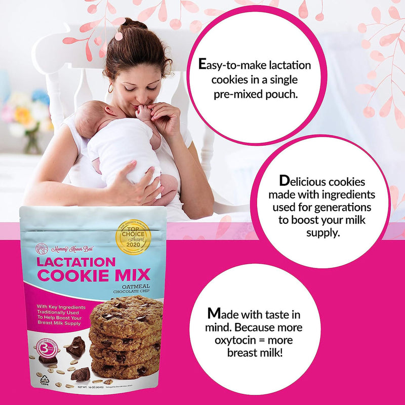 Mommy Knows Best Lactation Cookie Mix Oral Supplement 16 oz. 1232253