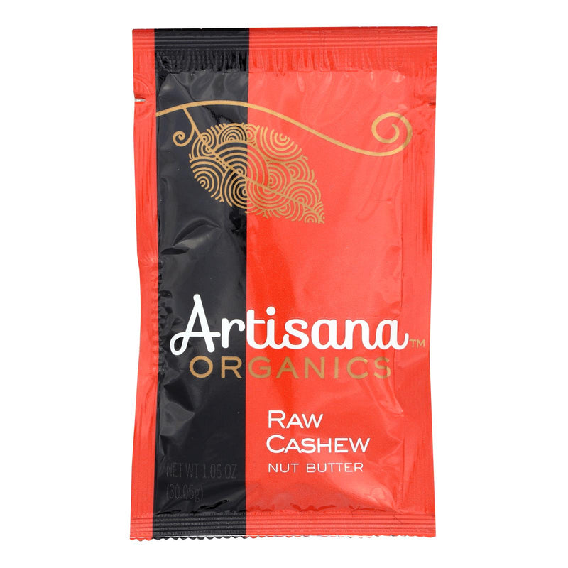 Artisana Organic Raw Cashew Butter - Squeeze Packs - 1.06 Oz - Case Of 10