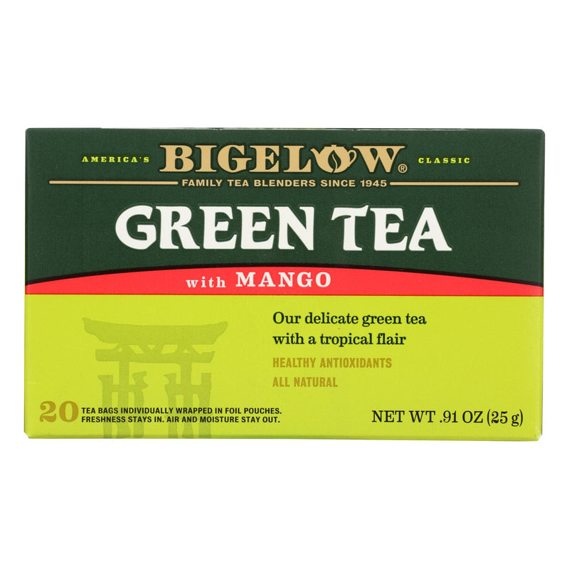 Bigelow Tea Green Tea With Mango - Case Of 6 - 20 Bag