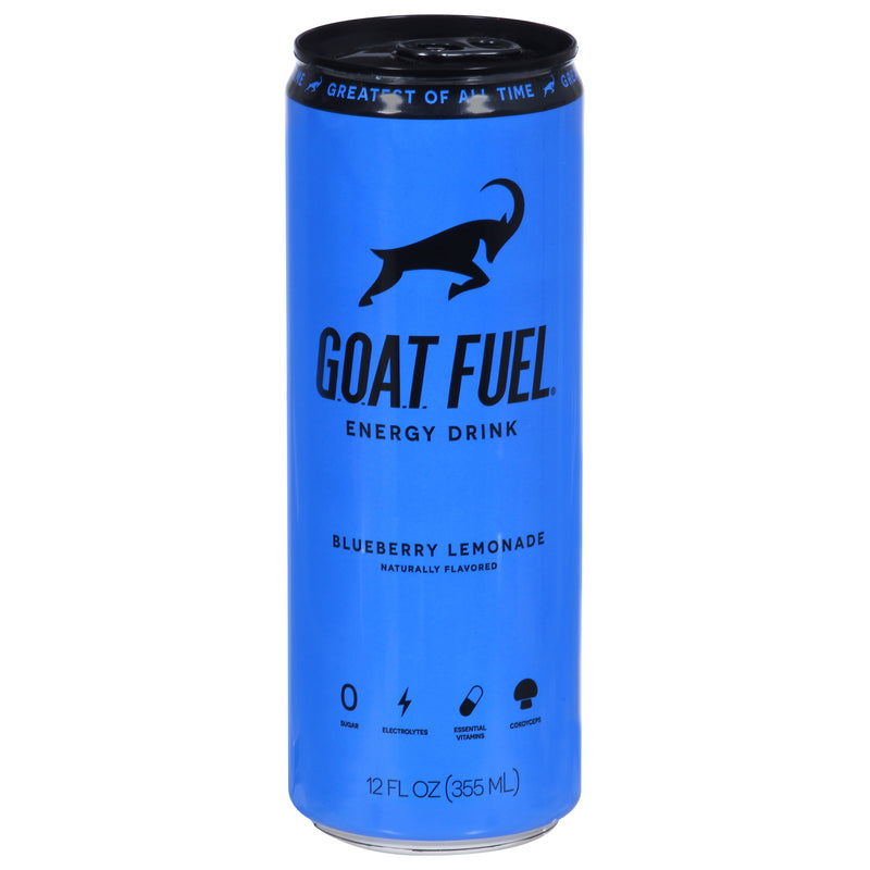 G.o.a.t. Fuel - Energy Drink Blueberry Lemonade - Case Of 12-12 Fluid Ounces