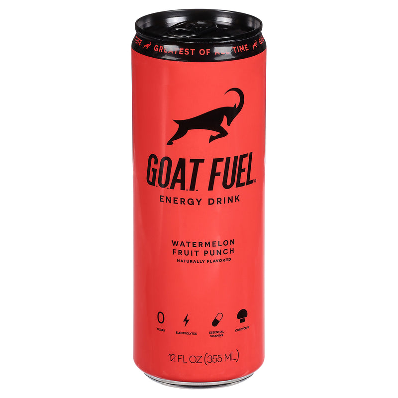 G.o.a.t. Fuel - Energy Drink Watermelon Fruit Punch - Case Of 12-12 Fluid Ounces