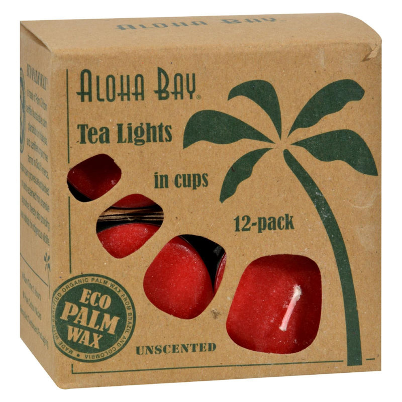 Aloha Bay - Tea Light - Red - 12/.7 Oz