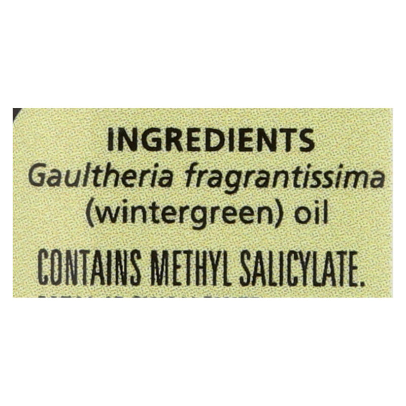 Aura Cacia - Pure Essential Oil Wintergreen - 0.5 Fl Oz