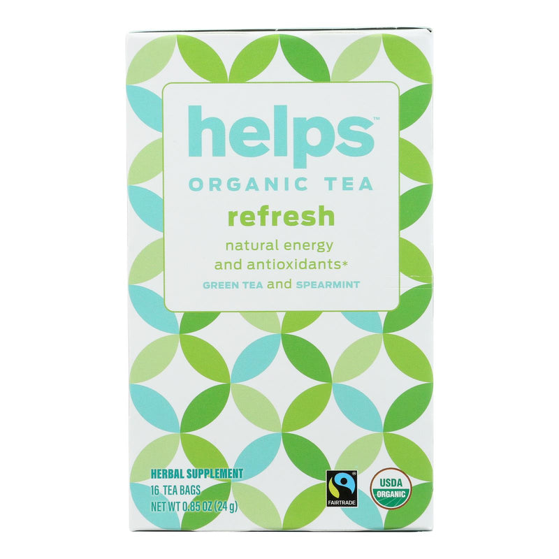 Help Organic Tea - Functional Tea Refrsh - Case Of 6-16 Bag