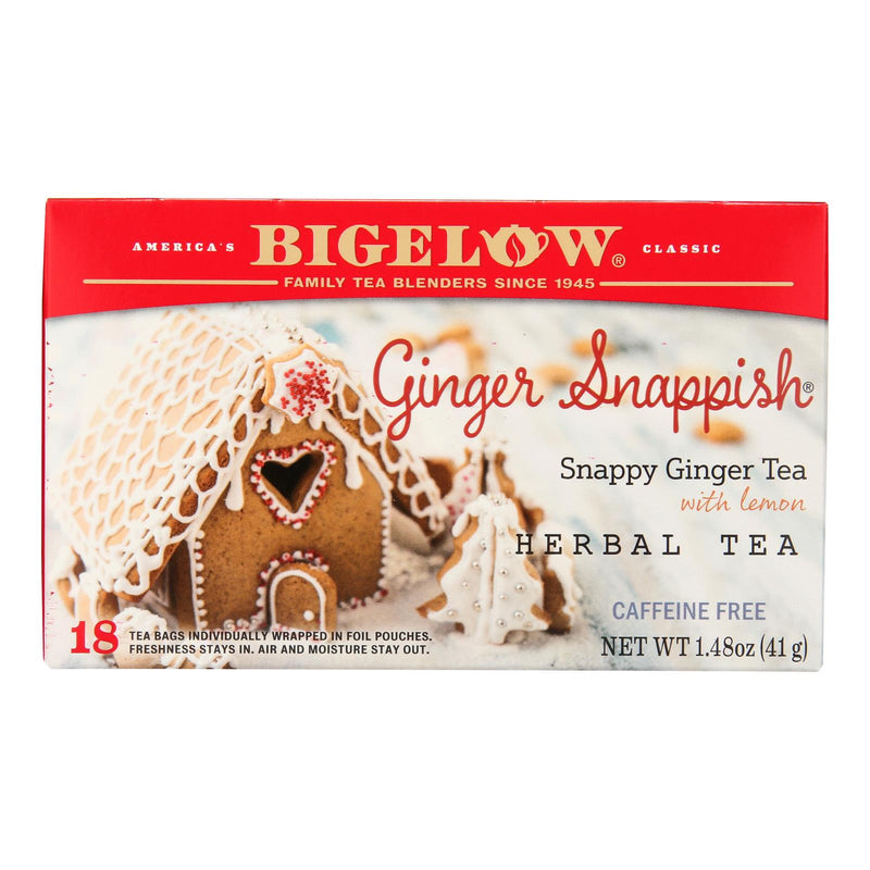 Bigelow Tea - Tea Ginger Snappish - Case Of 6 - 18 Bag