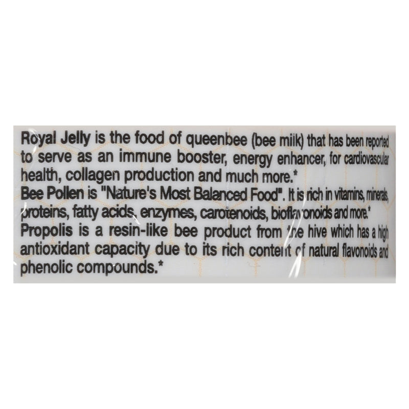 Bee & You - Propolis Royal Jelly Tabs - 1 Each-60 Ct