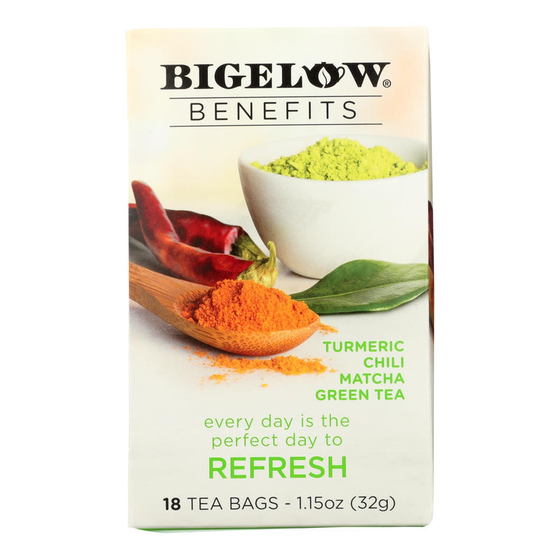 Bigelow Tea Tea - Matcha Green - Refresh - Case Of 6 - 18 Bag