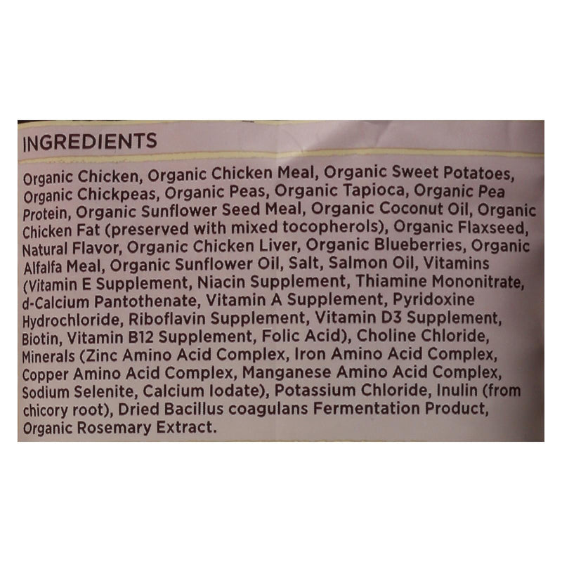 Castor And Pollux Organix - Organic - Small Breed - Case Of 5 - 4 Lb.