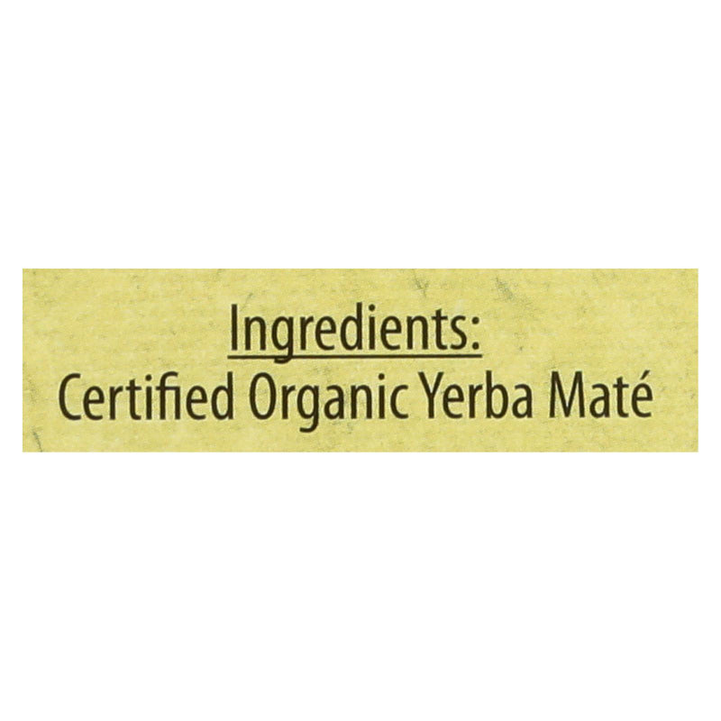 Mate Factor Fresh Green Organic Yerba Mate Tea Bags  - Case Of 6 - 24 Bag