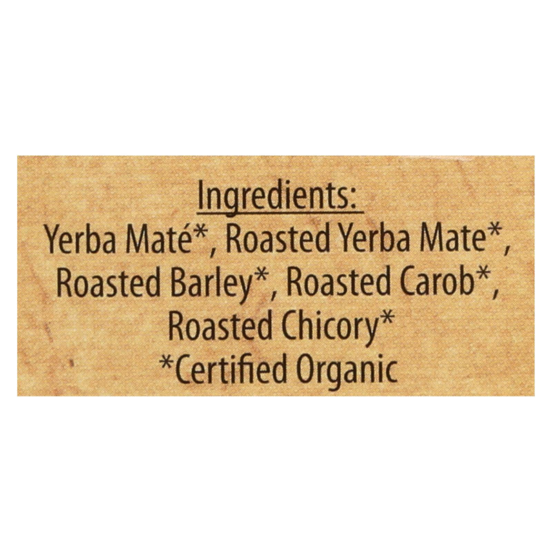 Mate Factor Dark Roast Organic Yerba Mate Tea Bags  - Case Of 6 - 20 Bag