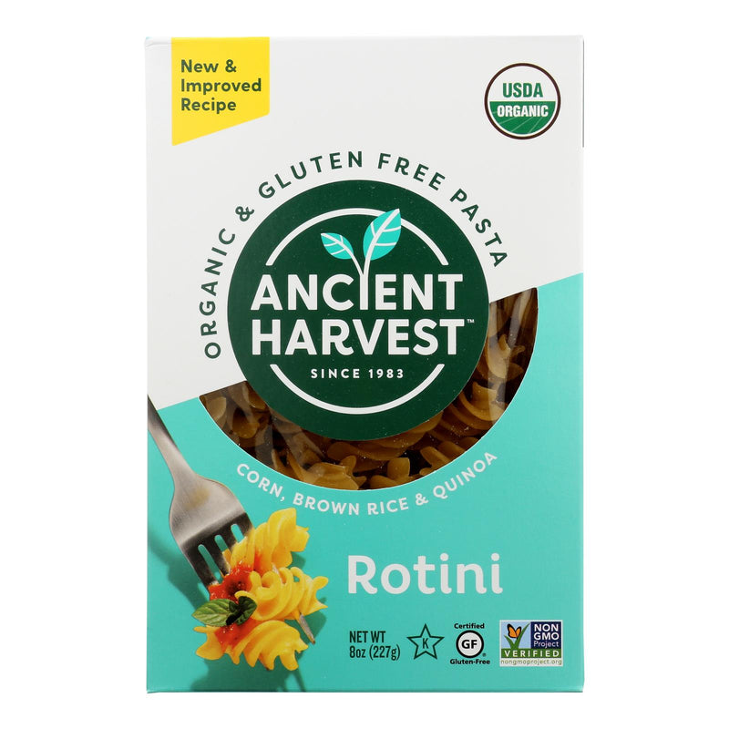 Ancient Harvest Organic Gluten Free Quinoa Supergrain Pasta - Rotelle - Case Of 12 - 8 Oz