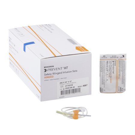 McKesson Prevent® Infusion Set 25 Gauge 3/4 Inch 12 Inch Tubing Without Port 862701