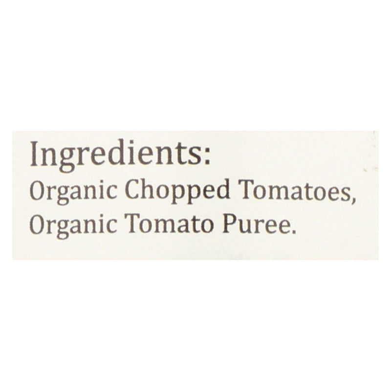 Organico Bello Tomatoes - Organic - Chopped - Case Of 12 - 14.28 Oz