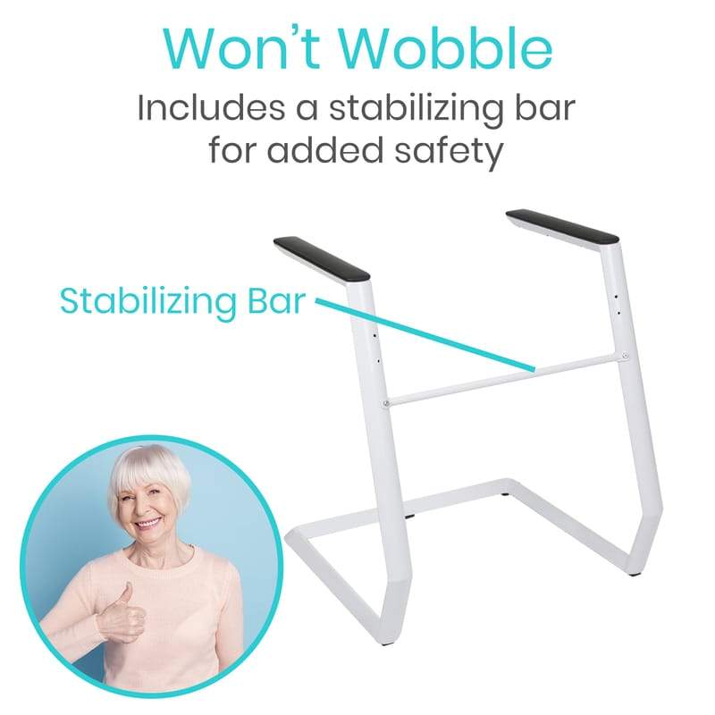 Stand Alone Bathroom Safety Rail by Vive Health®