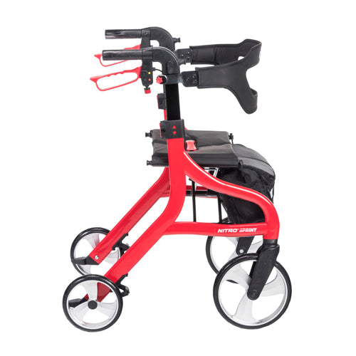 Nitro Sprint Rollator  Red