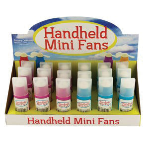 Handheld Mini Fans Countertop Display  Pk/18