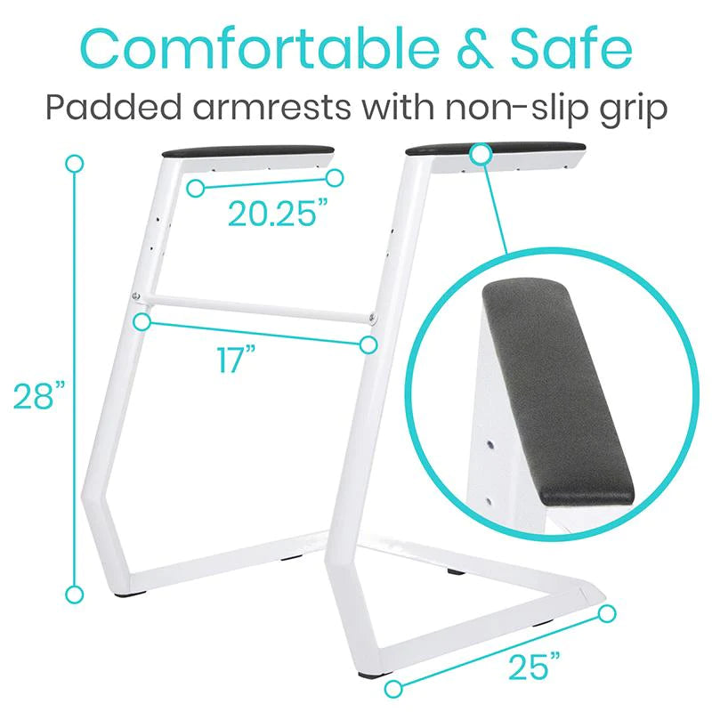 Stand Alone Bathroom Safety Rail by Vive Health®