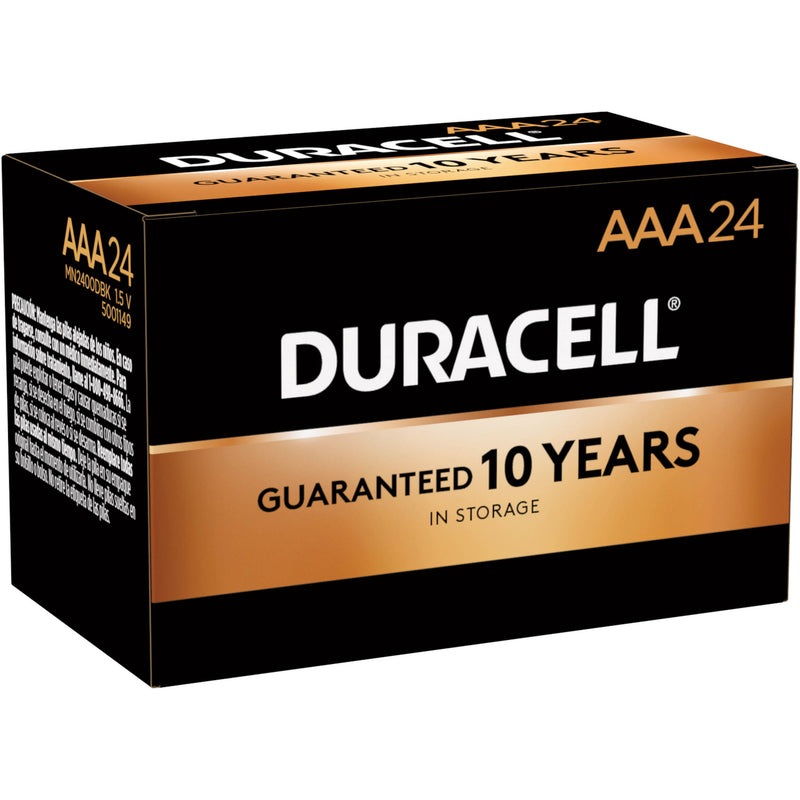 Duracell® Coppertop® Power Boost™ Alkaline Battery AAA Cell 1.5V Disposable, 24-Pack 694133