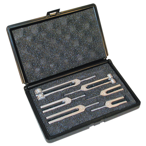 Tuning Fork Clinical Grade Set 128-4096 Cps(6 pc+Case)