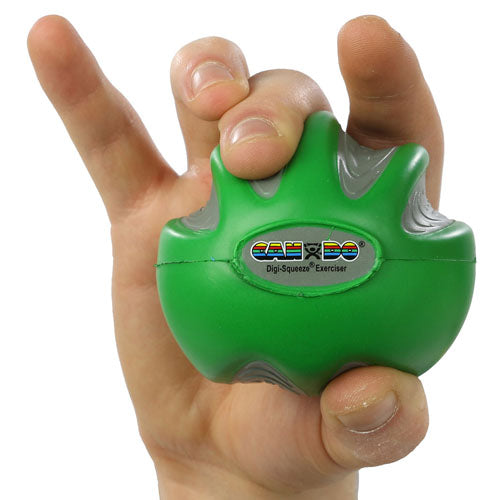 Hand Exerciser Medium Moderate Green CanDo Digi-Squeeze