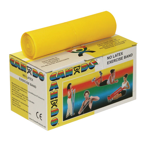 Cando Band Non-Latex Yellow- X-Light 6- Yard