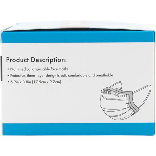 Advantus 3-Ply Disposable Face Masks (39149)